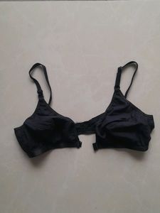 Front Open Hook- Black Bra