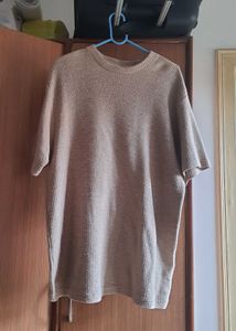Men's Casual Beige T-Shirt
