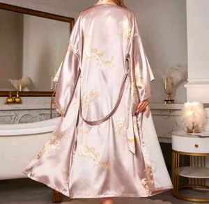 Satin Robe &amp; Nightgown Set