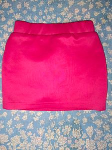 Hot Pink Mini Skirt