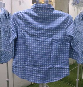 Blue Checkered Kurta