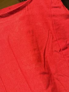 Chic Red A-Line Dress
