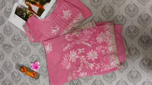 Elegant Pink Embroidered Lehenga Choli