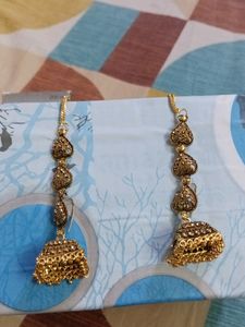 Stylish Hanging Square Jhumki With Kanuti