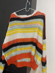 Striped Knit Sweater