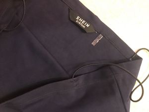 Navy Blue Spaghetti Strap Crop Top