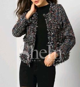 💥Price Drop💥 Multicolor Fringe Tweed Blazer