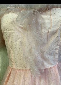 KoreanPink Ruffled Layered Party Dress🤍💖