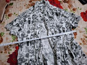 Graphic Print Short Sleeve Shirt