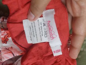 Red Dress Only 2 Times Wear 1-2 Yr Baby Dres