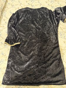 velvet kurta set
