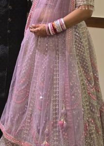 Stunning Lilac Embellished Lehenga Choli