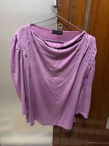 Chic Purple Dolman Sleeve Top