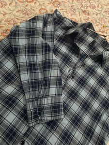Men's Blue &amp; Navy Plaid Shirt