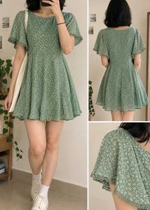 Cute Floral Mini Dress
