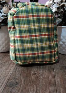 Green Plaid  MINIBackpack