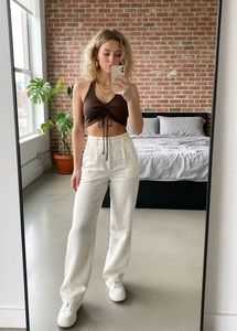 Brown Halter Top