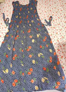 Floral Print Sleeveless Dress