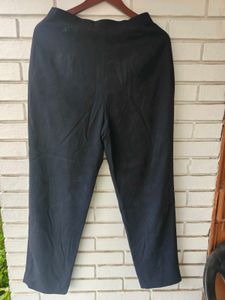 Warm Chic High-Waisted Wide-Leg Pants