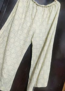 Cream Pyjama Lower For Girl Or Woman 34 Waist