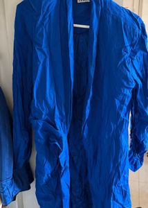 Royal Blue Wrap Mini Dress