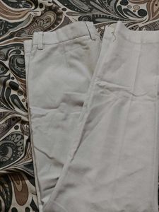 Men's Classic White Trousers