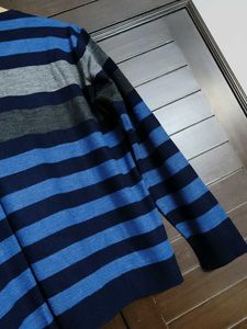 Allen Solly Men Striped Crew Neck Sweater
