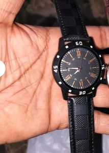 Brand New**** Black ⌚ Watch For Real Men's/Kids