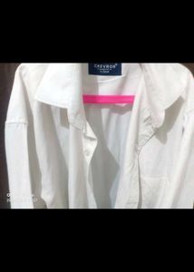 Classic White Button-Down Shirt