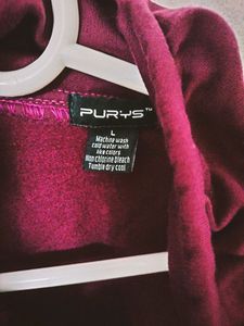 Maroon Winter Wear Jacket