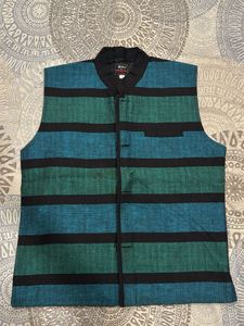 Striped Nehru Jacket