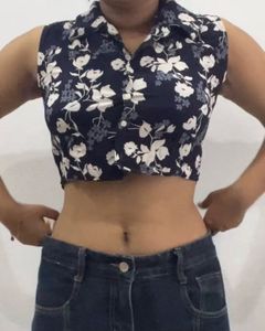 Lifestyle Eten Floral Savana Crop Top