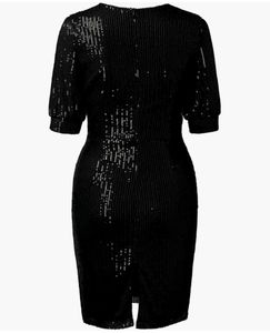 savana one piece black elegant dress