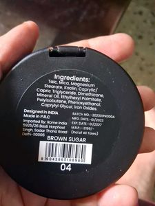 Mars HD Compact Powder Shade 04-Brown Sugar