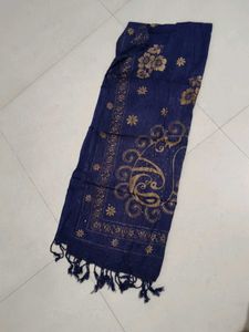 Elegant Blue &amp; Gold scarp