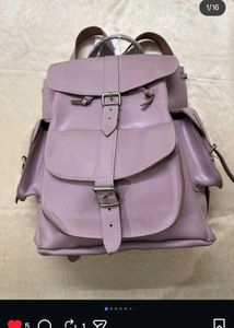 GrafeaStylish Lavender Leather Backpack