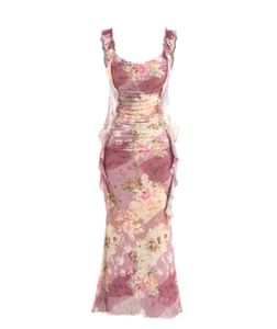 Floral Print Maxi Dress
