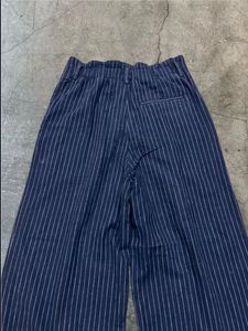Uniqlo Striped Wide-Leg Pants