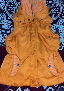 RARE Y2K ESPIRIT Orange Padded Vest