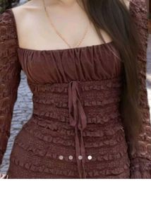 Chic Ruffled Mini Dress