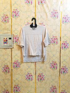 🇳🇿💫🎀High low pattern Urban Threads Grey Tees