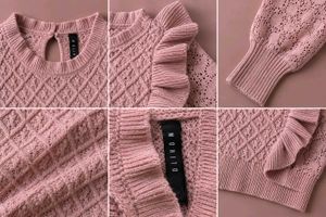 DUSTY PINK RUFFLE CABLE KNIT SWEATER