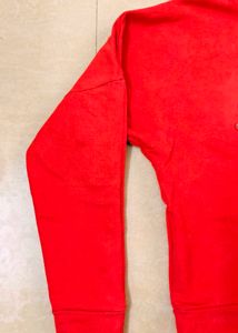Red "Smile" Graphic Sweatshirt 📍Free Delivery
