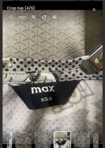 Comic Print Crop Top