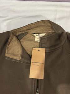 Men's Brown Quarter Zip Pullover