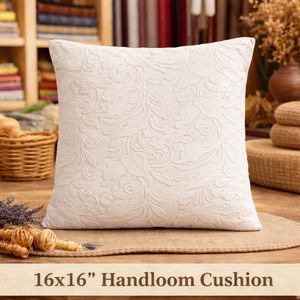 Elegant Floral Cushion Cover