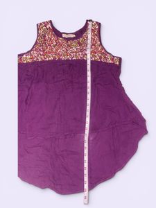 Boho Printed Sleeveless Kurta / Tunic top