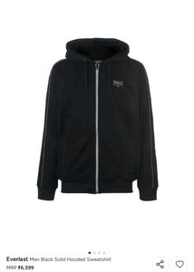 Everlast Men's Black Hooded Sweatshirt