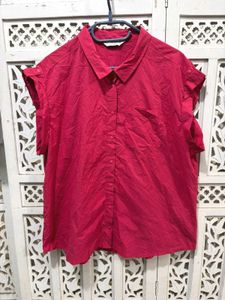 ✈️Original Sports Classic Red Button-Up Shirt C