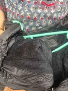 Nike Black Padded Hooded Jacket
